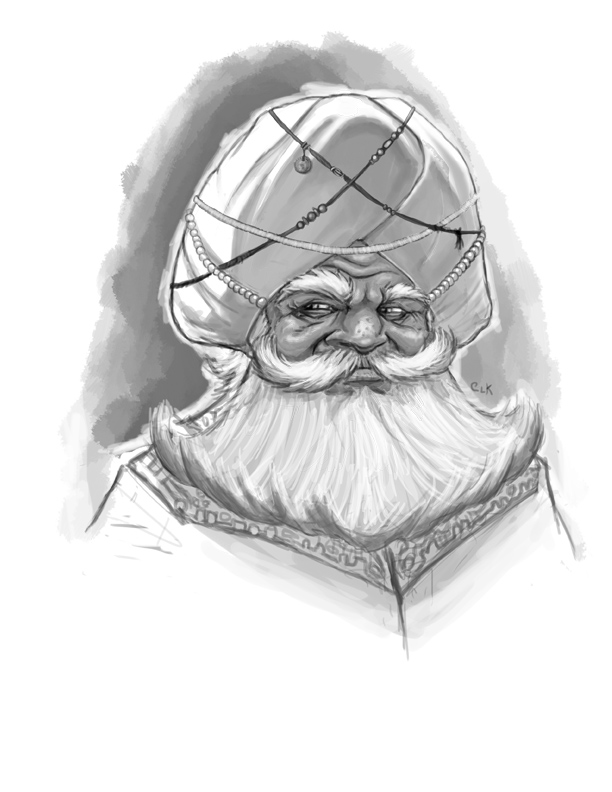 Mughal Dwarf bust